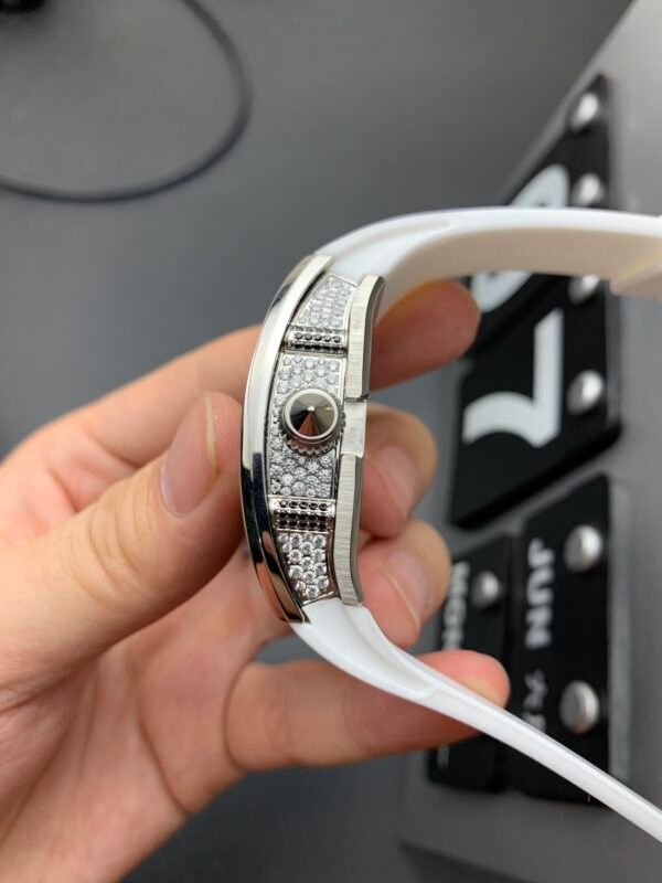 Richard Mille Women's Style with Diamonds, High Imitation Top-level 1:1 Replicated Clone Wristwatch (Video Review and Actual Shooting) - Image 4