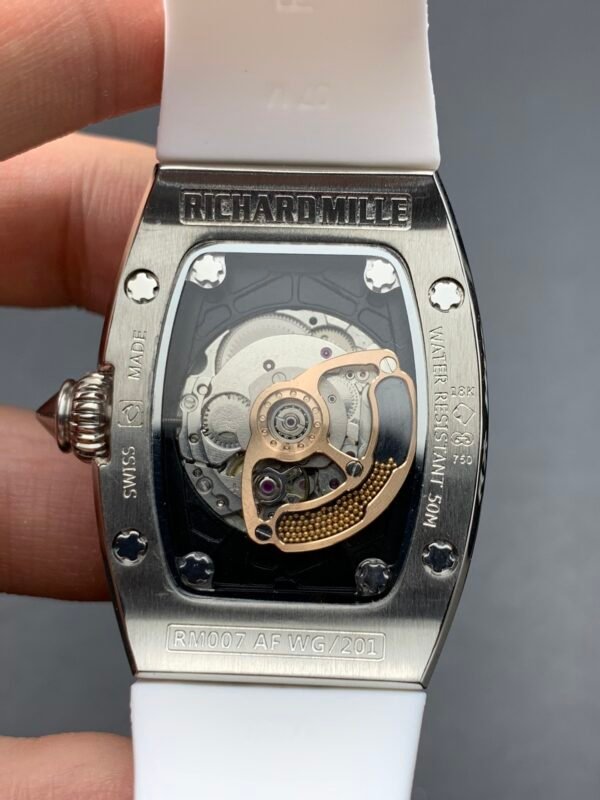 Richard Mille Women's Style with Diamonds, High Imitation Top-level 1:1 Replicated Clone Wristwatch (Video Review and Actual Shooting) - Image 6