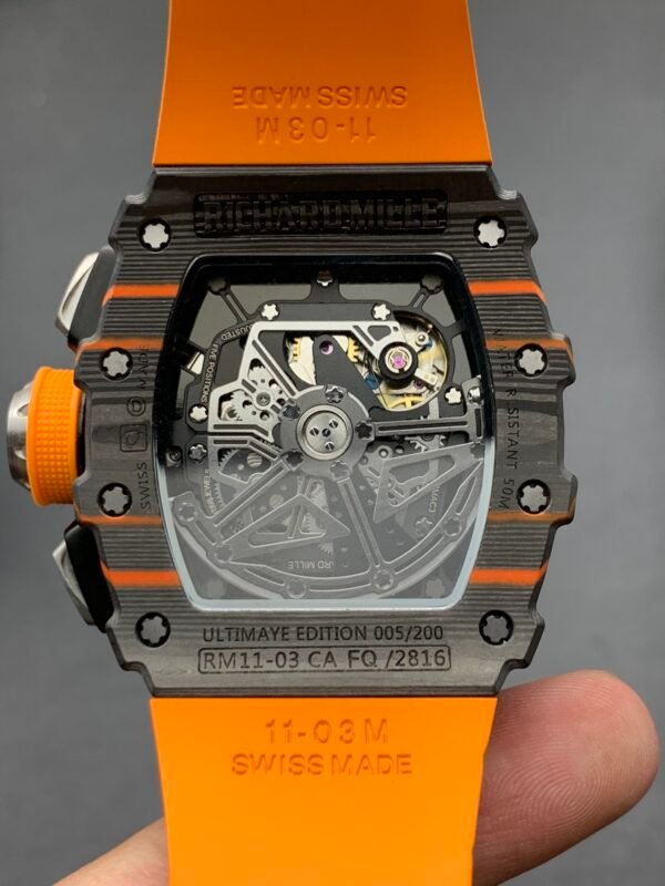 Richard Mille Chronograph, High Imitation Top-level 1:1 Replicated Clone Wristwatch (Video Review and Actual Shooting) - Image 3