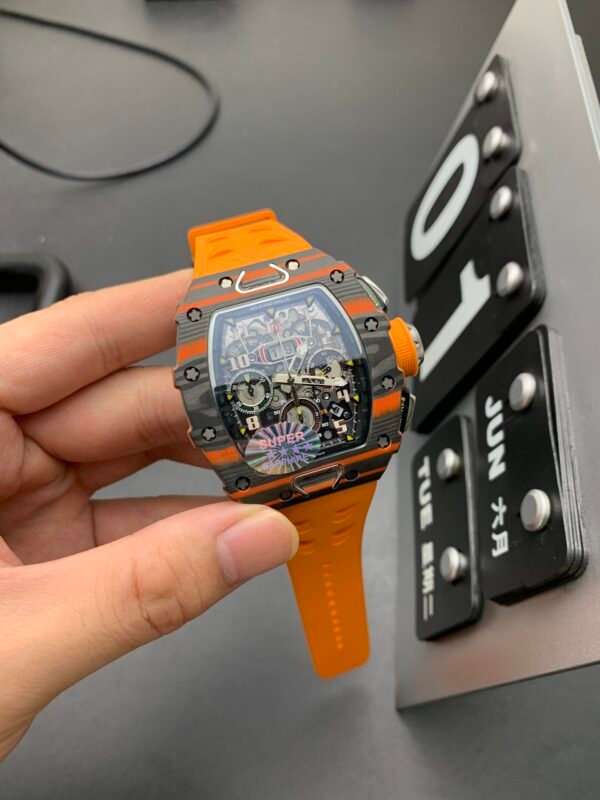 Richard Mille Chronograph, High Imitation Top-level 1:1 Replicated Clone Wristwatch (Video Review and Actual Shooting) - Image 4
