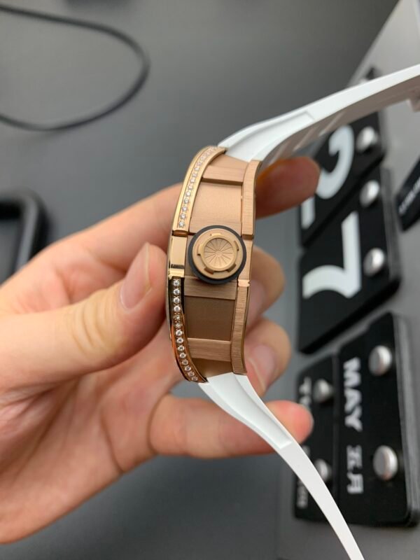 Richard Mille Women's Style with Diamonds, High Imitation Top-level 1:1 Replicated Clone Wristwatch (Video Review and Actual Shooting) - Image 5