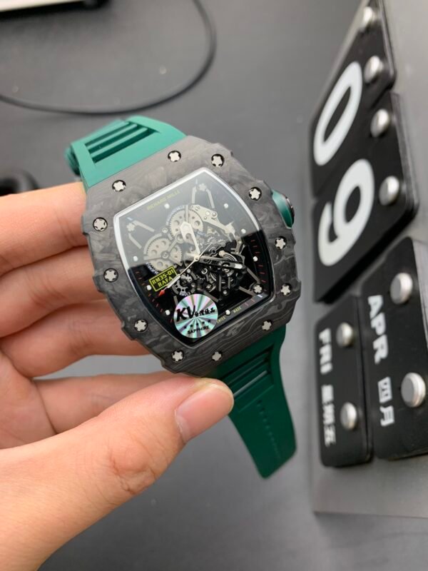 Richard Mille Carbon Fiber, High Imitation Top-level 1:1 Replicated Clone Wristwatch (Video Review and Actual Shooting) - Image 2