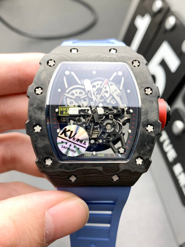 Richard Mille Carbon Fiber, High Imitation Top-level 1:1 Replicated Clone Wristwatch (Video Review and Actual Shooting)