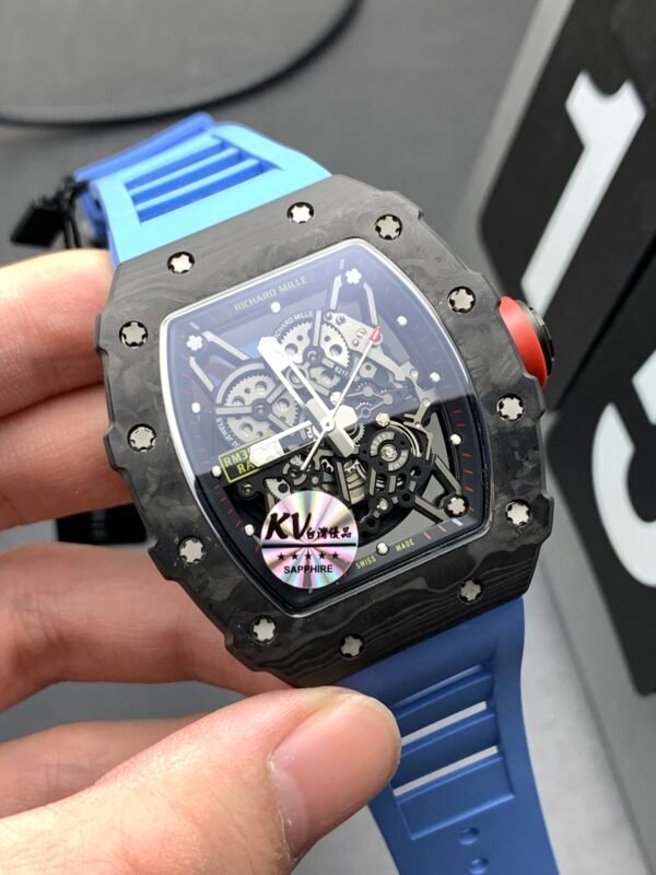 Richard Mille Carbon Fiber, High Imitation Top-level 1:1 Replicated Clone Wristwatch (Video Review and Actual Shooting) - Image 6