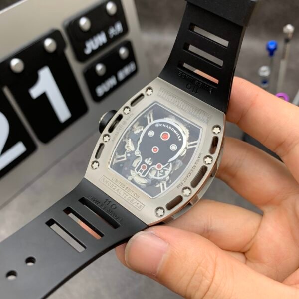 Richard Mille Skull, High Imitation Top-level 1:1 Replicated Clone Wristwatch (Video Review and Actual Shooting) - Image 6